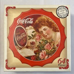 Coca-Cola Red and Cream Puzzle Box